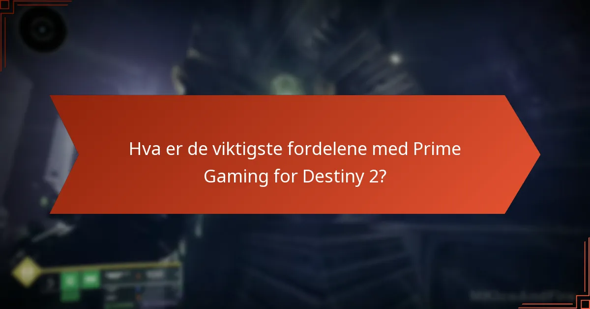 Hva sier spillerne om Prime Gaming-fordelene for Destiny 2?
