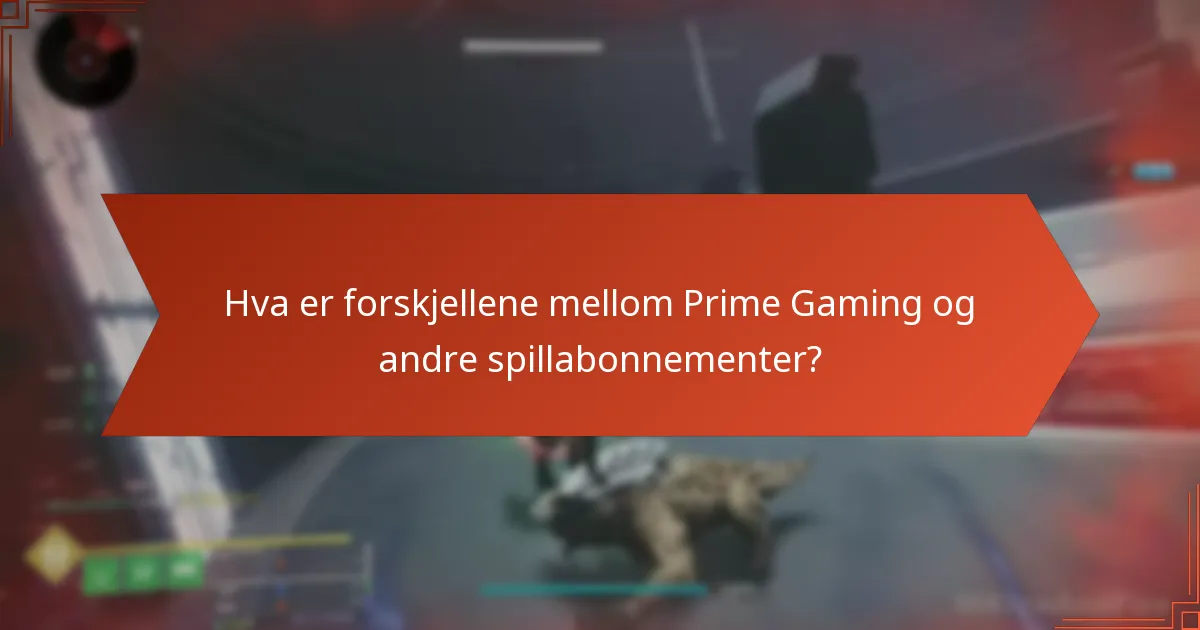 Hva er abonnementsdetaljene for Prime Gaming?