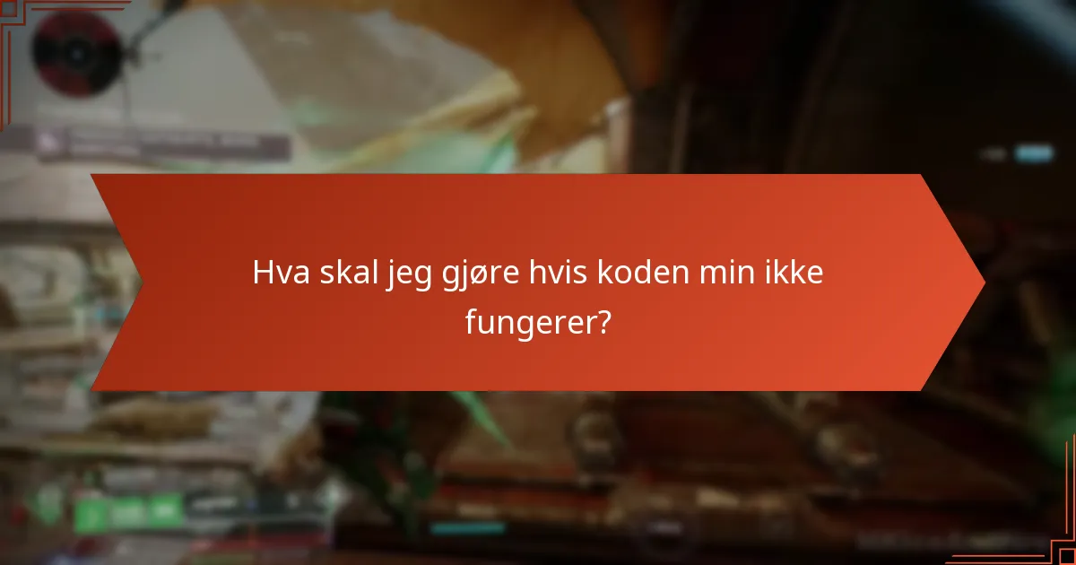 Hvilke feilsøkingstrinn kan jeg ta for problemer med innløsning av koder?
